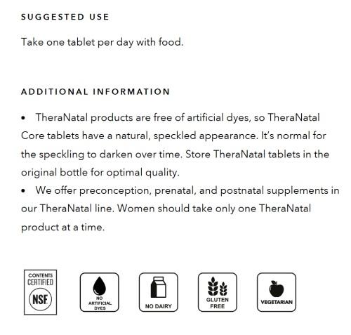 TheraNatal® Core Preconception Vitamin