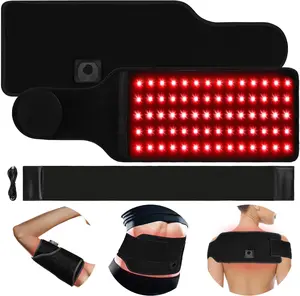 Red Light Therapy Belt for Body Pain | 660nm Red & 850nm Infrared | 140 LEDs | 6 Timer Modes | Muscle, Waist & Shoulder Recovery