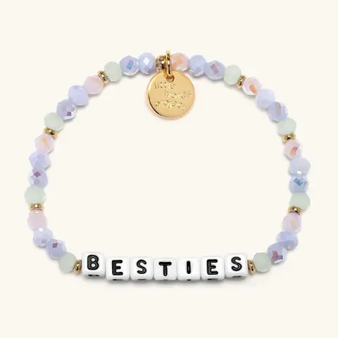 Little Words Project Meaningful Everyday Bracelet Set - Matching Variety Pack Bracelets & Bangles, Soul Sister, Besties Vibe, My Person, Ride or Die, Friendship Celebration, Gift-Ready for Birthdays, Choking Hazard Small Parts