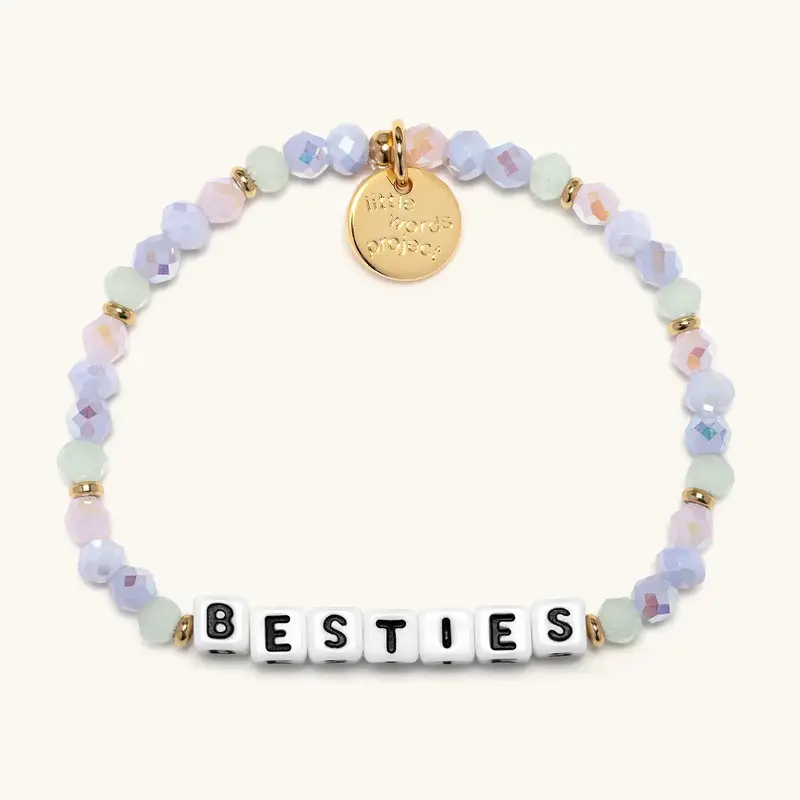 Little Words Project Meaningful Everyday Bracelet Set - Matching Variety Pack Bracelets & Bangles, Soul Sister, Besties Vibe, My Person, Ride or Die, Friendship Celebration, Gift-Ready for Birthdays, Choking Hazard Small Parts
