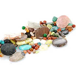 Assorted Loose Beaded 1 lbs Bag Loose gemstone
