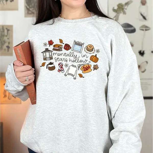 Mentally In Stars Hollow Crewneck Sweatshirt.