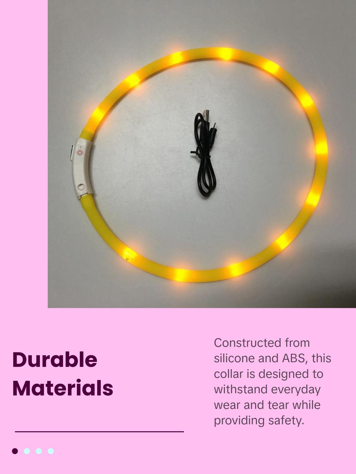 LED Glowing Dog Collar USB Charging Pet Dog Collar Night Luminous Dog Collars Rechargeable Night Safety Flashing Necklace Dog LED Glowing Dog Collar USB Charging Pet Dog Collar Night Luminous Dog Collars Rechargeable Night Safety Flashing Necklace Dog