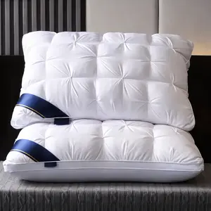 2pcs Pillow New Upgraded Thickened 5-Star Hotel Quality Pillow, Can Be Used All Year Round, Non-collapsing High Pillow Core, Deep Sleep Neck Support, Suitable for Home Bedrooms and RV Bedrooms