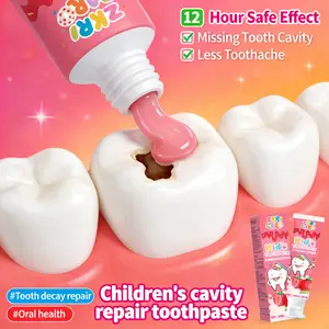 Children's toothpaste for cavity repair: Prevents cavities, strengthens teeth, and repairs cavities.