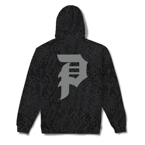 Primitive Apparel Men's Boxy Fit Hoodie Scales Dirty P