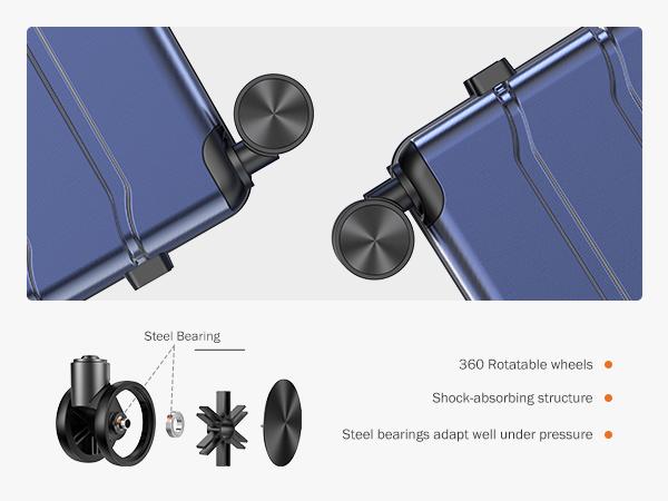 Sweet Furniture F Hardside Expandable Luggage, 20 inch Carry on Lightweight Suitcase with Spinner Wheels, TSA Lock, Telescopic Handle and ABS Durable Material