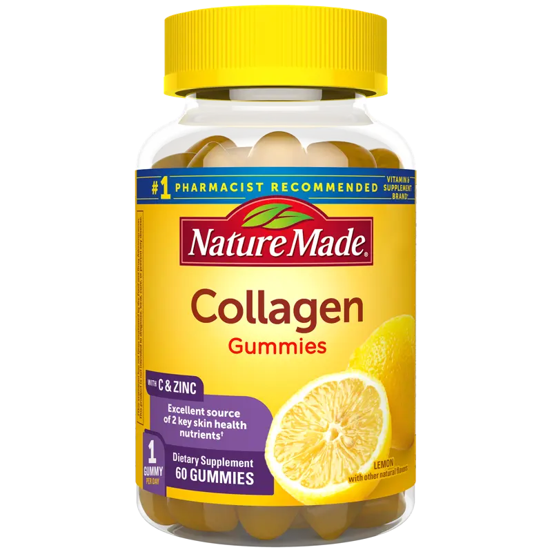 Collagen Gummies with Biotin, Zinc, C & E