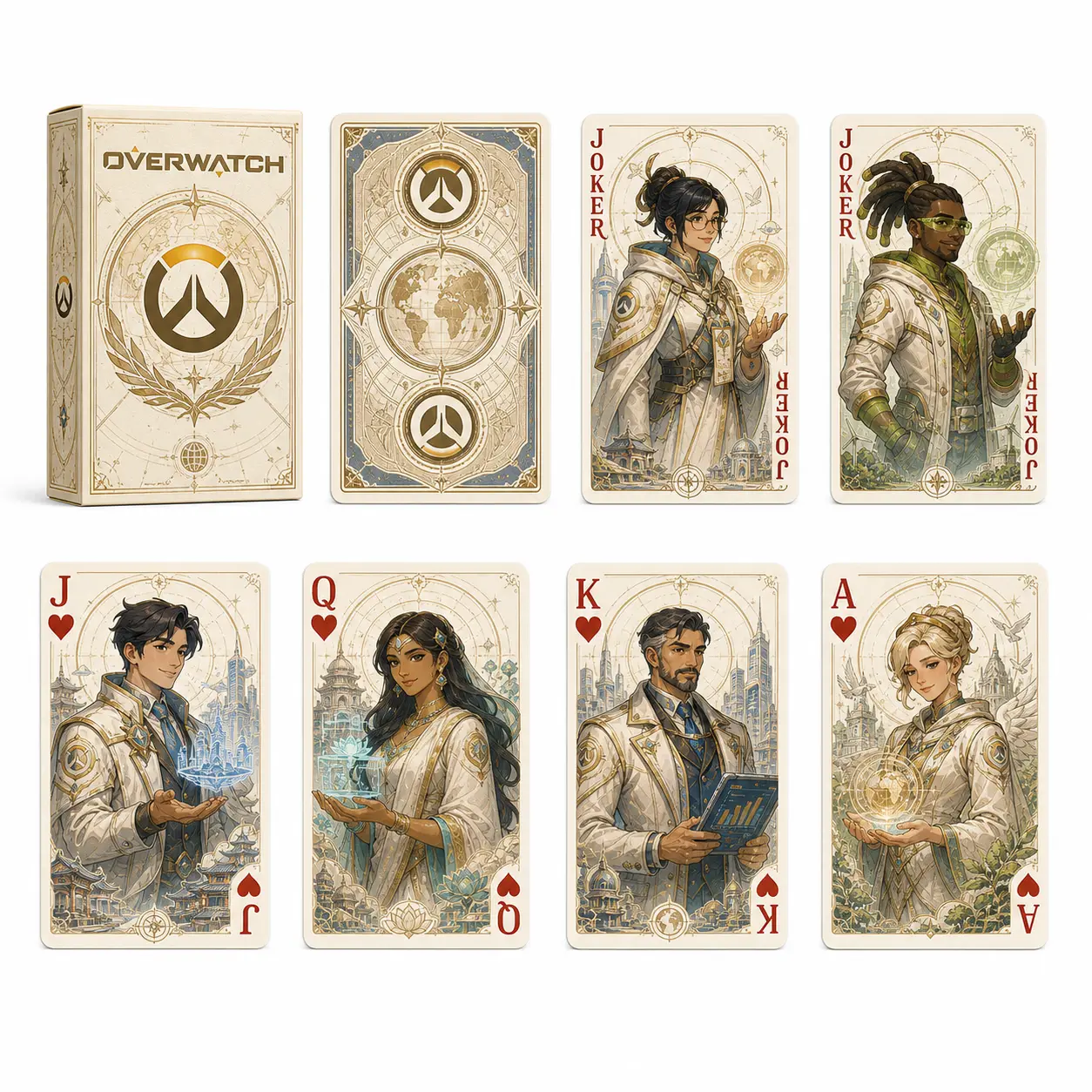 Overwatch Playing Cards, Heroes Never Die Poker Deck, Game Night and Card Collecting, Gift for Overwatch Hero Shooter Fans