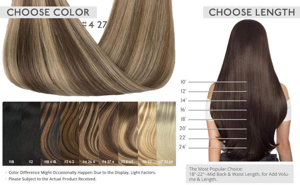 WENNALIFE Clip in Hair Extensions 120g-150g Balayage Chocolate Brown to Caramel Blonde Remy Hair Thicker Double Weft Extensiones Clip In Real Hair Coloured #SpringStatements