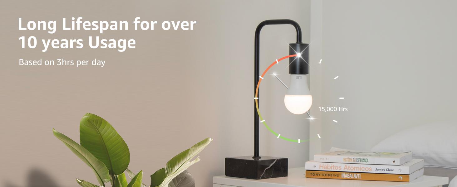 Lepro 100W Equivalent LED Light Bulbs, 14W 1500 Lumens 2700K Warm White and 5000K Daylight White Non-Dimmable, A19 E26 Standard Base, 10000 Hour Lifetime, Pack of 3