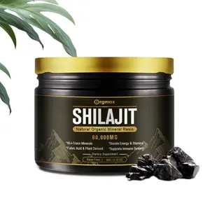 Orgmax Shilajit Pure Himalayan Organic Shilajit Resin - 2.12oz Natural Organic Shilajit Resin with Fulvic Acid for Energy, Immune Support, 1 Pack