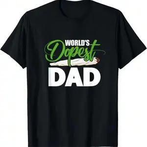 World's Dopest Dad Funny Fathers Day T-Shirt