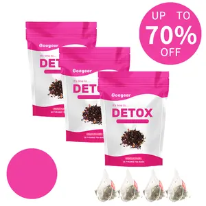 Detox Tea - Immune-Boosting, Digestive-Supporting Herbal Tea for Gut Health & FitnessLifestyleCool Relief from Heat 28 Tea Bags Healthy Vegan