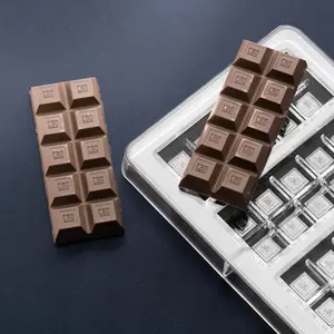 37mL 10pc Chocolate Bar Mold - CBD Symbol - 5 Bars - 22897