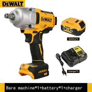 DEWALT DCF900 20V Brushless Impact Wrench  Power,1898N.M Torque,MAX XR Cordless Impact Wrench, 1/2", Includes Detent Pin Anvil and Belt Clip Pressure-Driven Speed,Double Safety&Ergonomic Design for Heavy-Duty Jobs