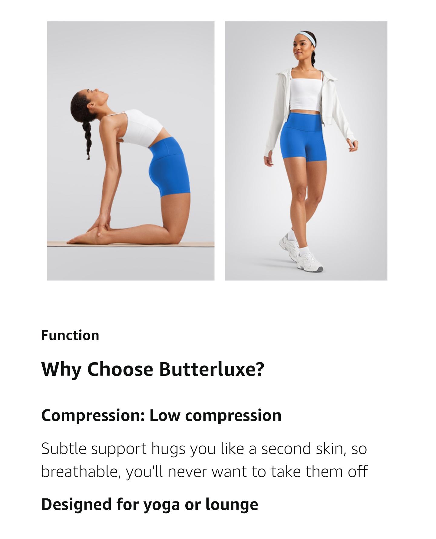 CRZ YOGA Womens Butterluxe Biker Shorts 4''/6''- High Waisted Booty Workout Volleyball Yoga Spandex