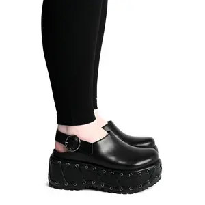 Corseted Platform Clogs