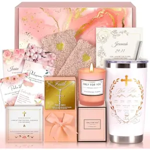 Christian Gifts For Women Faith - Inspirational Religious Birthday Gifts, Spiritual Baptism Gift For Mom, Grandma, Wife, Mothers, Best Friend, Sister, Catholic & Encouragement Gift box
