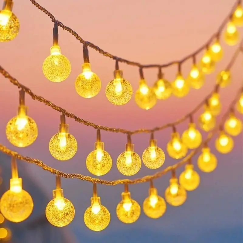 LED Outdoor String Lights 10FT , Outside Hanging Light Waterproof for Porch, Deck, Garden, Backyard, Balcony