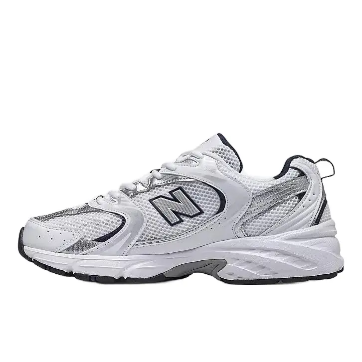 New Balance 530 Mesh Trainers - Men's Unisex White Natural Indigo Sports Footwear, Daily Casual Comfort Running Gym Walking Sneakers, Athletic, Shoes, New Balances, Sports Shoes, Shoe For Runners, Sporty