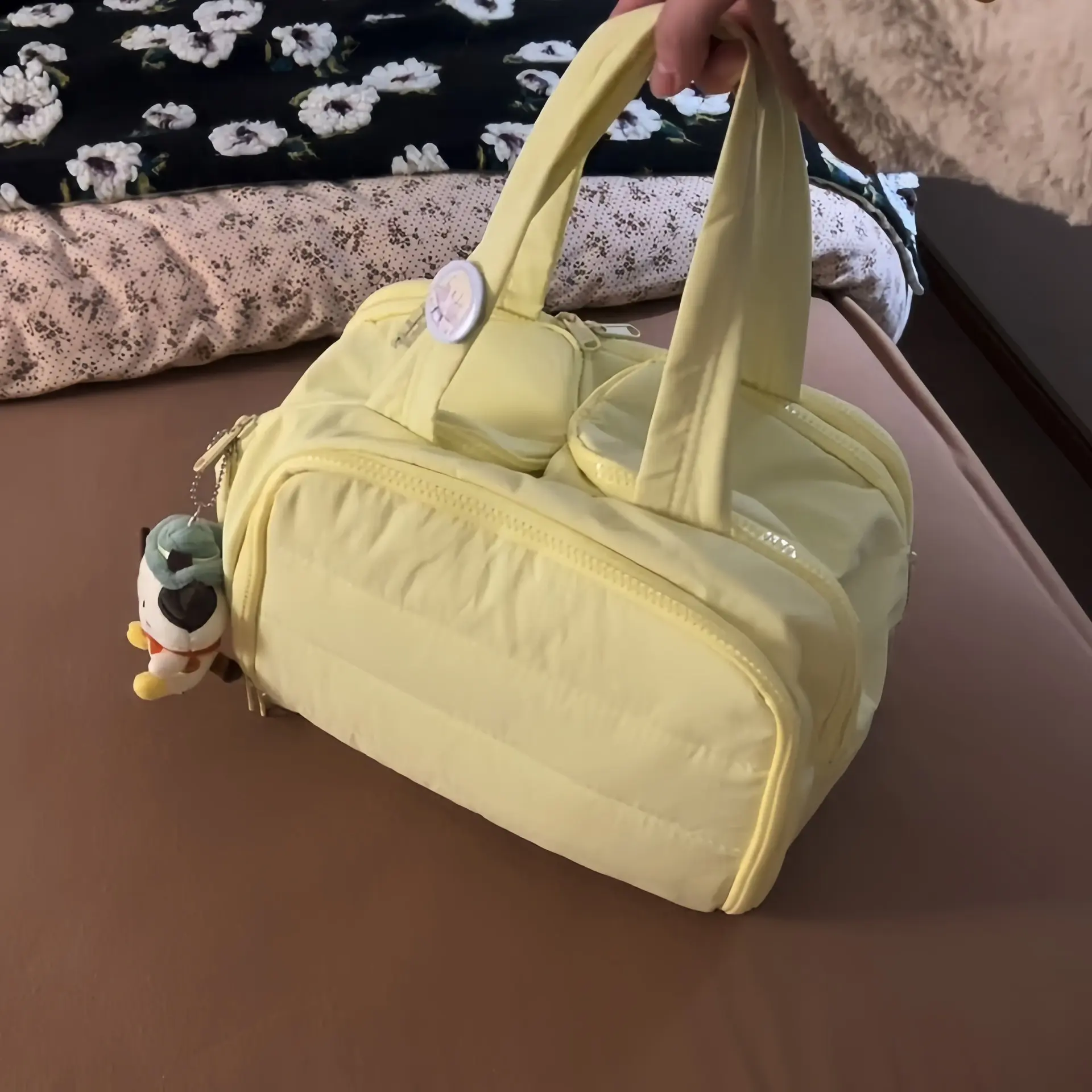 Yellow - Four open Makeup Bag