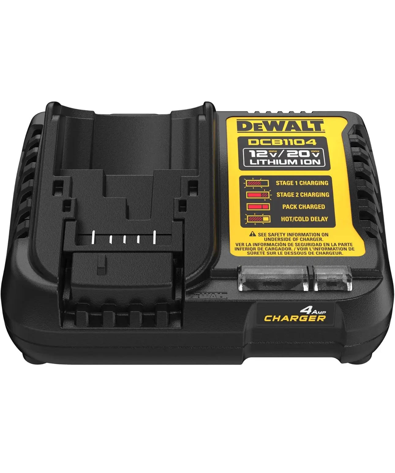 DeWalt DCB1104 12V/20V 4 Amp Battery Charger