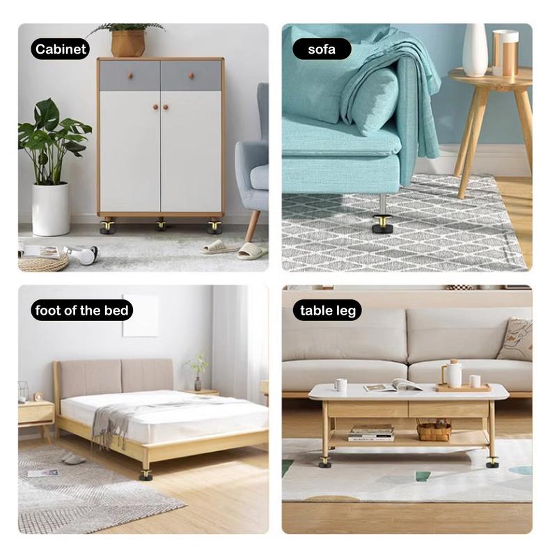 Name 4 Counts Adjustable Threaded Bed Frame Fixer No-Shake Headboard Wall Brackets Reinforcement System Quick Installation Organiser Set Stackable Soda Can Organizer for Fridge