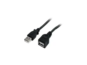 StarTech.com USBEXTAA3BK 3 ft Black USB 2.0 Extension Cable A to A - M/F - 3 ft USB A to A Extension Cable - 3ft USB 2.0 Extension cord