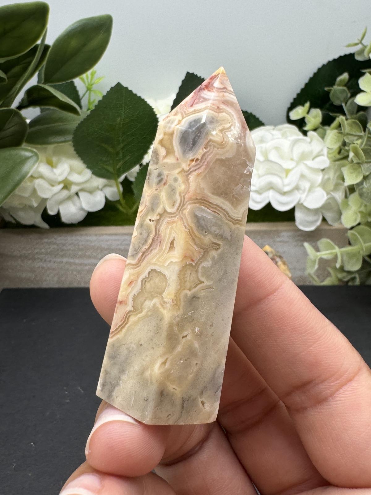 Crazy Lace Agate Towers from Urban Rutile