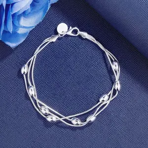 【Freeship】Bracelet Daily Use For Her Handmade S925 Silver Plated No Tarnish