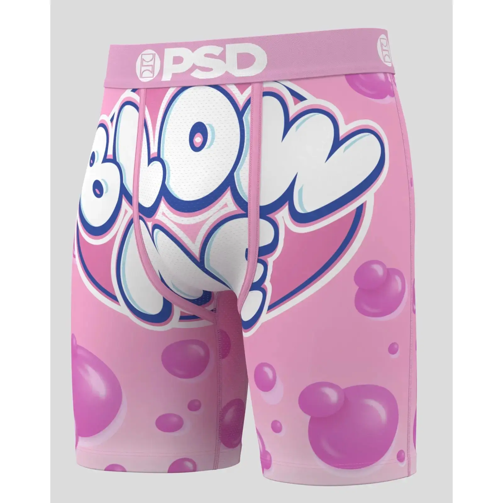 PSD Mens Blow Me Boxer Brief - Standard Length 7 Inch Inseam, Soft and Breathable Poly Blend Fabric