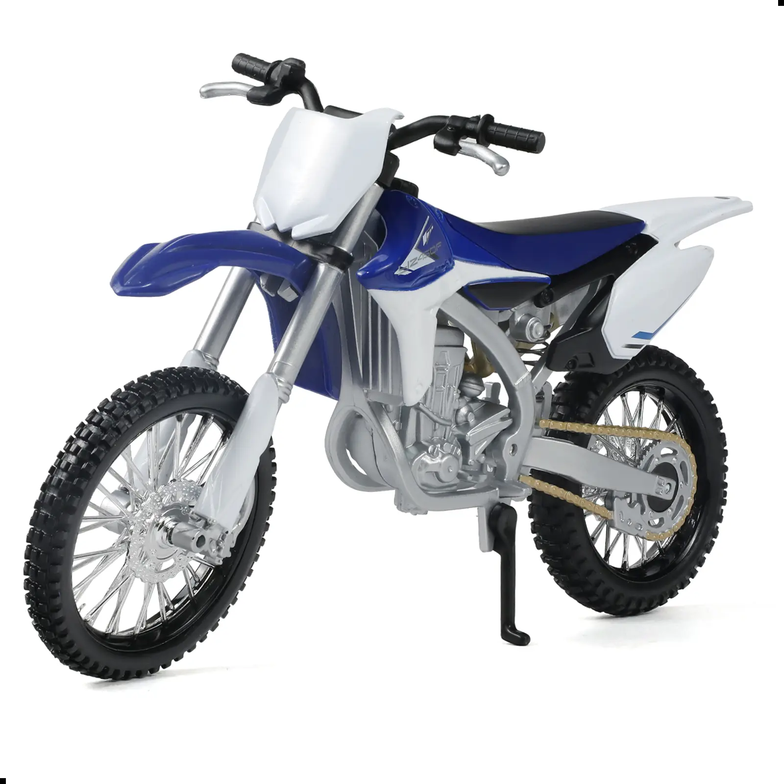 1/12 Scale YZ450F Style Motocross Dirt Bike Model – Off-Road Motorcycle Replica with Realistic Suspension, Tire Tread and Exhaust Details, Collectible Moto Gift for Kids and Adults Blue