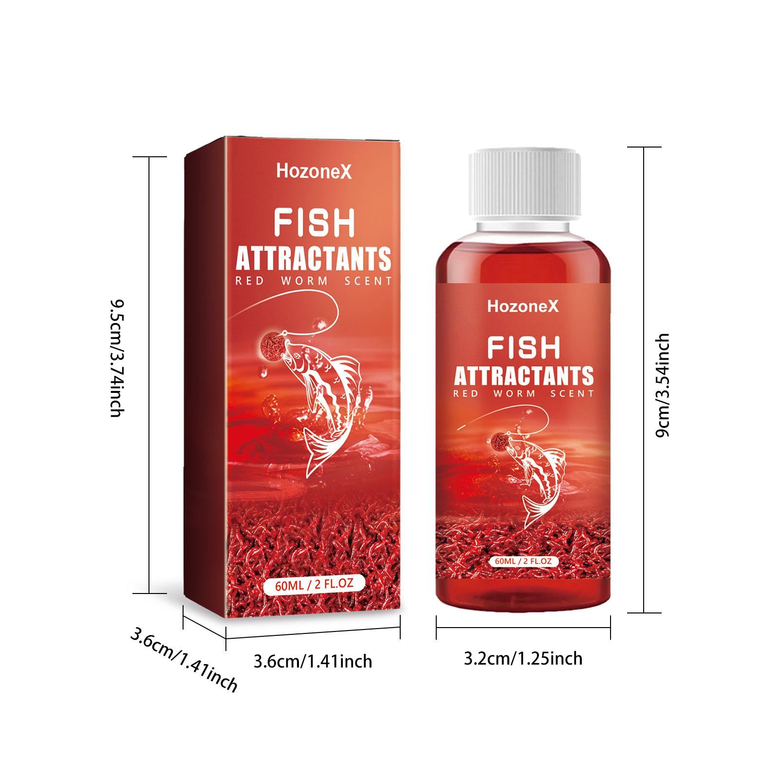 Fish Attractants, Concentrated Fishing Comprehensive Bait Fast Nesting Red Worm Liquid Thick Fishy Bait Opening Agent