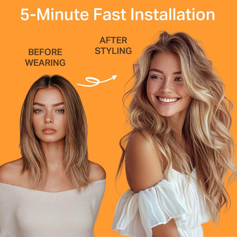 Doores Clip in Hair Extensions 120g 7pcs 150g 9pcs 100% Human Hair Straight for Daily Use & Special Occasions for Women#SummerVibes