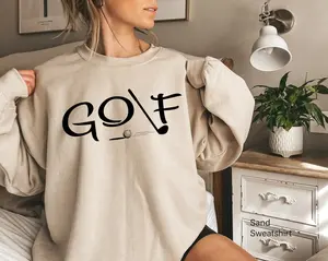 Women's Golf Sweatshirt, Trendy Golfer Shirt, Golf Player Shirt, Golf Club Tshirt, Golf Lover Gifts For Team Member, Golf Graphic Tee, E5314