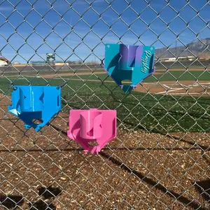 Personalized Dugout Organizer | Softball & Baseball Fence Gear Holder