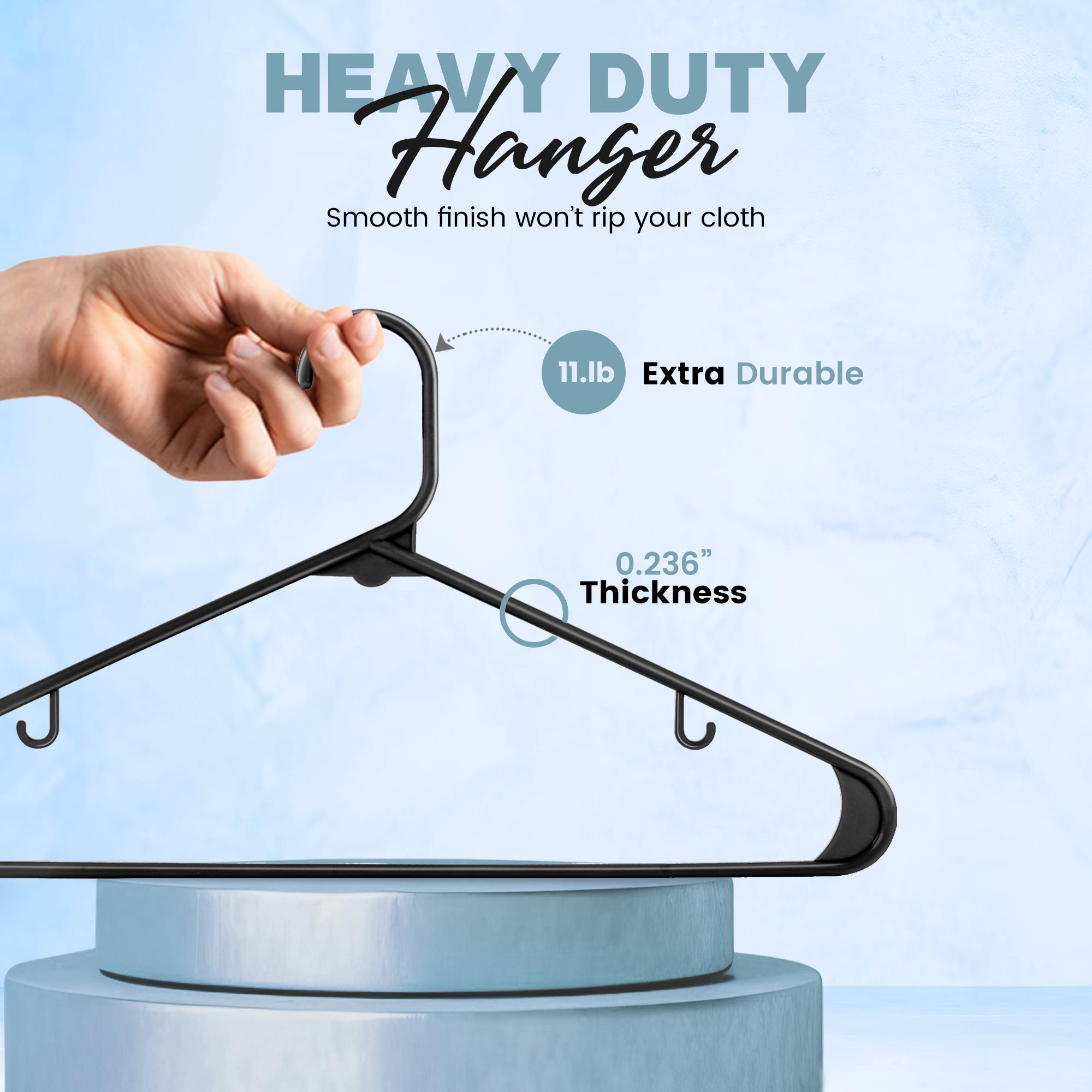 Utopia Home Durable Plastic Hangers with Hooks – Space-Saving Clothes Hangers for Closet Organization Utopia Home Durable Plastic Hangers with Hooks – Space-Saving Clothes Hangers for Closet Organization