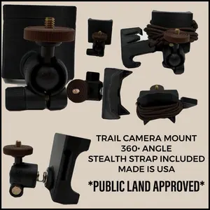 Trail Camera Tree Mount Secure High-Position Easy Install Versatile Angle Options for Optimal Photography