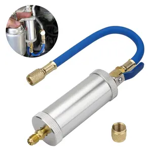 AC Oil and Dye Injector Kit - Fast AC Recharge Kit with 1/4" SAE Thread,Quick Coupler HVAC Tools,Refrigerant Injection Tool, for Air Conditioning Systems