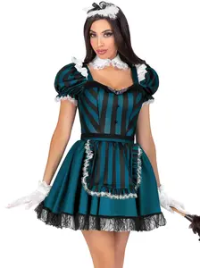 Victorian Maid Halloween Costume Dress Haunted Mansion Cosplay