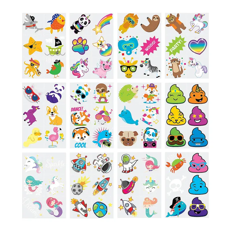 Bulk 340 Pc. Fun Temporary Tattoo Assortment