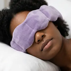 Weighted Sleep mask， strap-free design - The Weighted Blanket For Your Eyes, Calming EyeMask for Deep Sleep, Side - Sleeping Friendly,100% Blackout Side-Sleeping Friendly Calming EyeMask for Deep Sleep