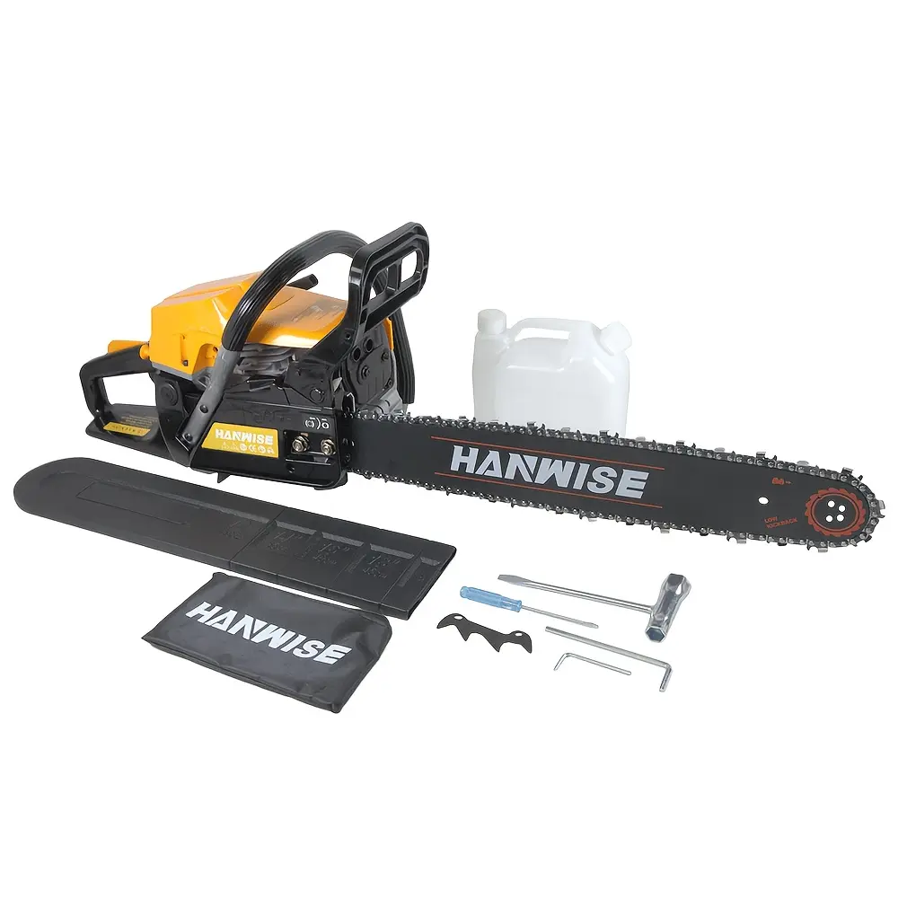 20 Inch Gas Chainsaw Lightweight Gas-Powered Chain Saw with 65Mn Sharp Chain and Easy Start for Tree Cutting and Firewood
