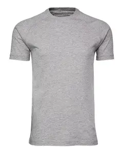 BELLA + CANVAS Men's Heather CVC Raglan Tee 3201