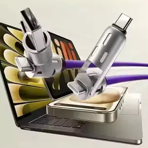 4-in-1 Fast Charging LED USB Cable – Multi Device