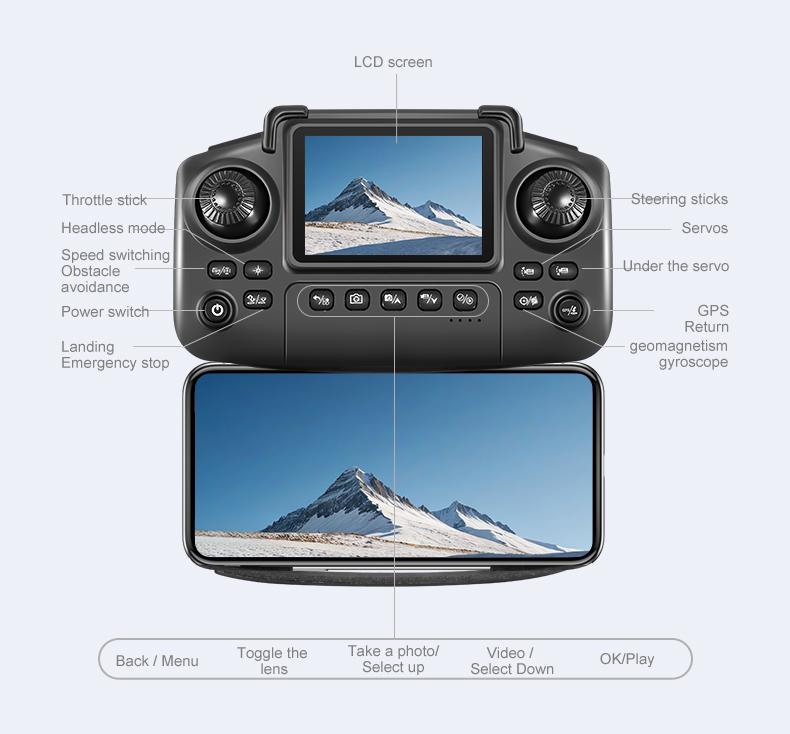 The K812 MAX drone is perfect for adults and beginners.