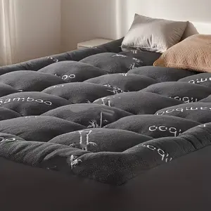 Soft Breathable Mattress Topper, Mattress Topper Viscose Derived from Bamboo, Thick Pillow Top Mattress Pad with Stretchable Pockets for 6"-18" Mattress