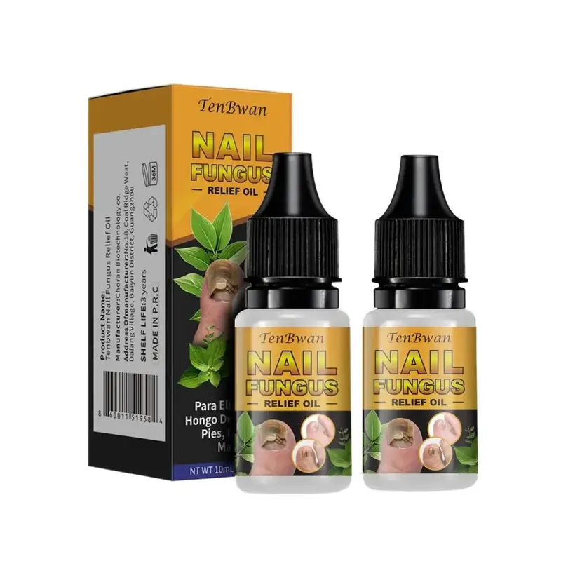 Tea Tree Oil Nail Repair Treatment for Damaged, Dry, and Cracked Nails, Moisturizing Cuticle Care with Dropper for Adults, 0.34 Fl Oz, Nail Care, Moisturizer
