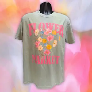 Flower Market Graphic Tee – Vintage Floral Shirt